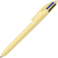Bic Pastel Sarı 4 Renkli Çok Renkli Tekli Tükenmez Kalem