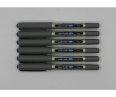 Uni-Ball Eye Fine 157 Metal-Plastik Tek Renkli 0.7 mm Mavi 6'lı Tükenmez Kalem Seti