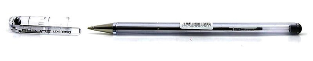 Pentel Superb Plastik Tek Renkli 0.7 mm Siyah 12'li Tükenmez Kalem Seti