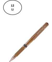 Uni-Ball Signo Broad Metal Tek Renkli 1.0 mm Altın 12'li Tükenmez Kalem Seti