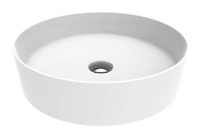 Creavit Loop Lp140 Klasik Tekli 40 cm Seramik Çanak Yuvarlak Lavabo Beyaz