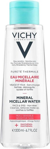 Vichy Purete Thermale Hassas ve Tüm Ciltler Su Bazlı Yüz Temizleme Suyu 200 ml