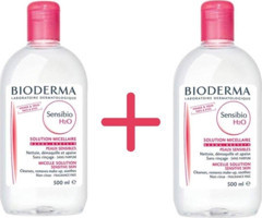 Bioderma Sensıbıo H2O C Vitaminli Hassas ve Normal Ciltler Yağ Bazlı Yüz Temizleme Suyu 2x500 ml