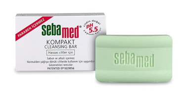 Sebamed Compact Hassas ve Normalden Yağlıya Dönük Ciltler Yağ Bazlı Yüz ve Cilt Temizleyici Bar 100 gr