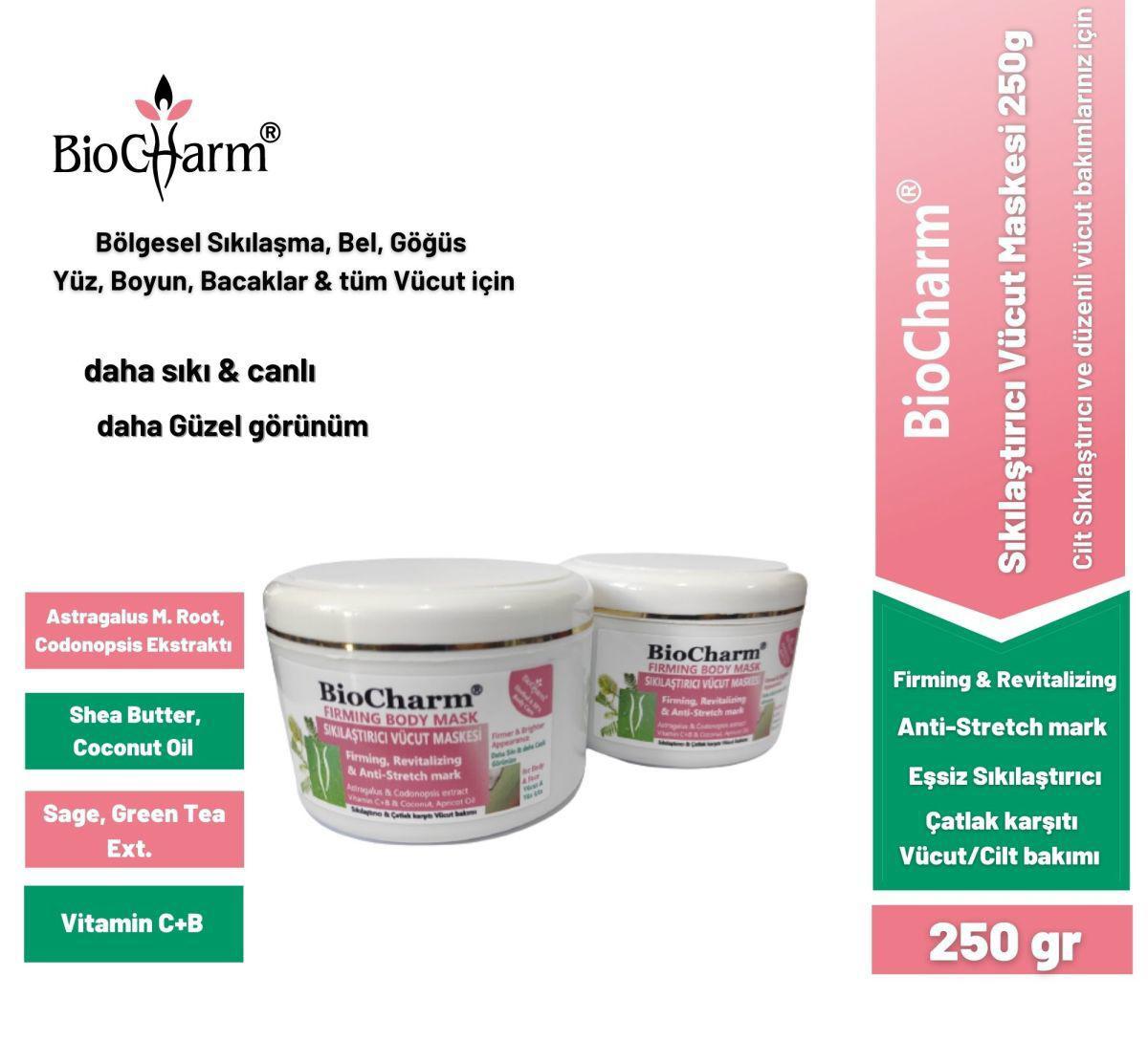 BioCharm Sıkılaştırıcı Vücut Maskesi Sıkılaştırıcı Krem Selülit Kremi 250 gr