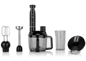 Schafer Chef Blend Mega 1.5 lt Plastik Hazneli Çift Bıçaklı Büyük Blender Seti Siyah