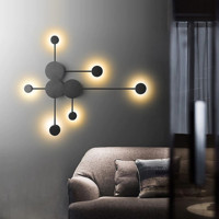 Triolux Mickey Tekli Metal LED Aplik Siyah
