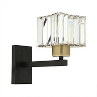 Apliqa Britney Tekli Metal LED Aplik Kahverengi