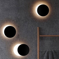 Triolux Eclıpse 3'lü Metal LED Aplik Siyah