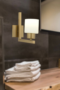 Apliqa Torqu Tekli Metal LED Aplik Kahverengi