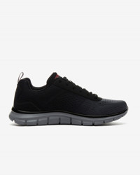 Skechers Track Ripkent 232399-BKCC Ortopedik Bağcıklı Erkek Fitness Ayakkabısı Siyah