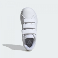 Adidas Advantage Base 2.0 IE9020 Cırtlı Erkek Çocuk Günlük Ayakkabı Beyaz