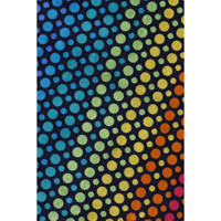 Özdilek Cannes Bubble Stripe Kadife Plaj Havlusu Çok Renkli