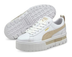 Puma Mayze 381983-02 Bağcıklı Kadın Günlük Ayakkabı Beyaz