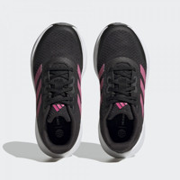 Adidas Falcon 3 HP5838 Ortopedik Bağcıklı Kız Çocuk Koşu Ayakkabısı Siyah