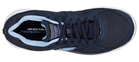 Skechers Burns Agoura 52635-NVY Ortopedik Bağcıklı Erkek Yürüyüş Ayakkabısı Lacivert