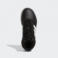 Adidas Hoops Mid GW0402 Bağcıklı Erkek Çocuk Günlük Ayakkabı Siyah