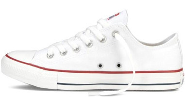 Converse Chuck Taylor All Star M7652C Bağcıklı Unisex Günlük Ayakkabı Beyaz