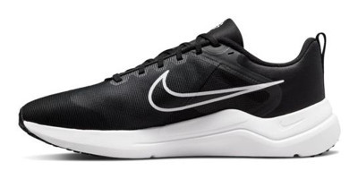 Nike Downshifter 12 DD9293-001 Bağcıklı Erkek Koşu Ayakkabısı Siyah
