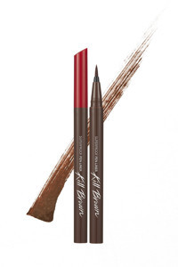 Clio Suya Dayanıklı Mat Neon Siyah Kalıcı İnce Uçlu Fırça Kalem Eyeliner