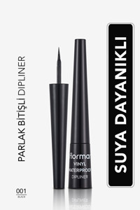 Flormar Suya Dayanıklı Mat Siyah İnce Uçlu Likit Eyeliner