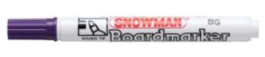 Snowman 12'li Silinebilir Mor Tahta Kalemi