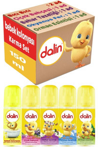 Dalin Bebek Kolonyası 150ml (bıcı Bıcı-orman-çiçek-okyanus-bahar) Karma 6 Lı Set