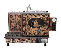 Safir Osmanlı Tuğra 2000 W 3 lt Bakır Elektrikli Semaver Kahverengi
