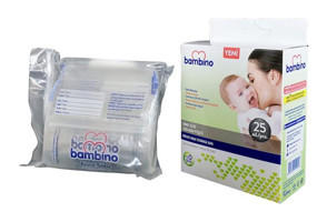 Bambino T080 25'li Süt Saklama Poşeti