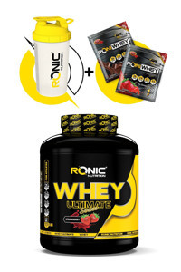 Ronic Nutrition Ultimate Çilekli Whey Protein Protein Tozu 2.27 kg