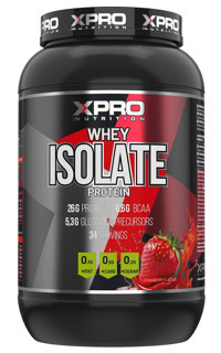 Xpro Nutrition Isolate Çilekli İzole Whey Protein Protein Tozu 1.02 kg