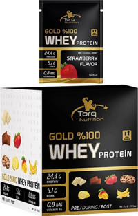 Torq Nutrition Çilekli Whey Protein Protein Tozu 490 gr
