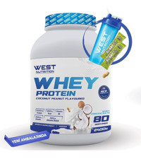 West Nutrition Hindistan Cevizi Yer Fıstığı Whey Protein Protein Tozu 2.4 kg