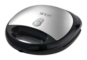 Sinbo SSM-2516 2 Dilim Döküm Çıkartılabilir Plaka Gri Izgaralı Mini Tost Makinesi