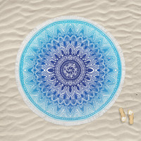 Marte Home Mandala Plaj Havlusu Mavi