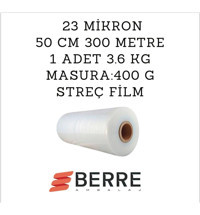 Berre Ambalaj 50x30000 cm 23 mikron Palet Streç Film