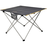 Campout 55 cm Çantalı Dikdörtgen Alüminyum Siyah Kamp Maması