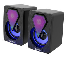 Apera RGB USB Mini 1+1 Bilgisayar Hoparlörü