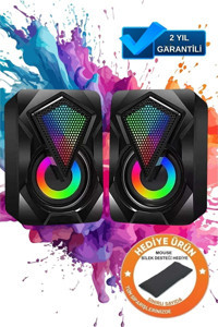 Zineets RGB USB 1+1 Bilgisayar Hoparlörü