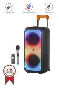 Torima NDR-1095 40 W Radyolu Taşınabilir Siyah Bluetooth Hoparlör