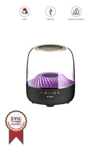 Torima D33 120 W Işıklı Taşınabilir Siyah Bluetooth Hoparlör