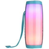 Lebeigo TG157 10 W Radyolu Işıklı Taşınabilir Yeşil Bluetooth Hoparlör