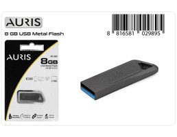 Auris ARS UB03 USB 3.0 USB Type A 8 GB Flash Belek Siyah