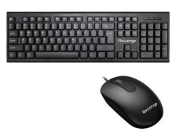 Revenge Deskmate Sessiz Siyah Kablosuz Klavye Mouse Seti