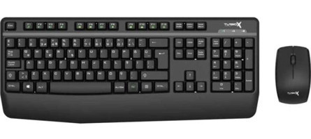 Turbox Workeys Sessiz Siyah Kablosuz Klavye Mouse Seti