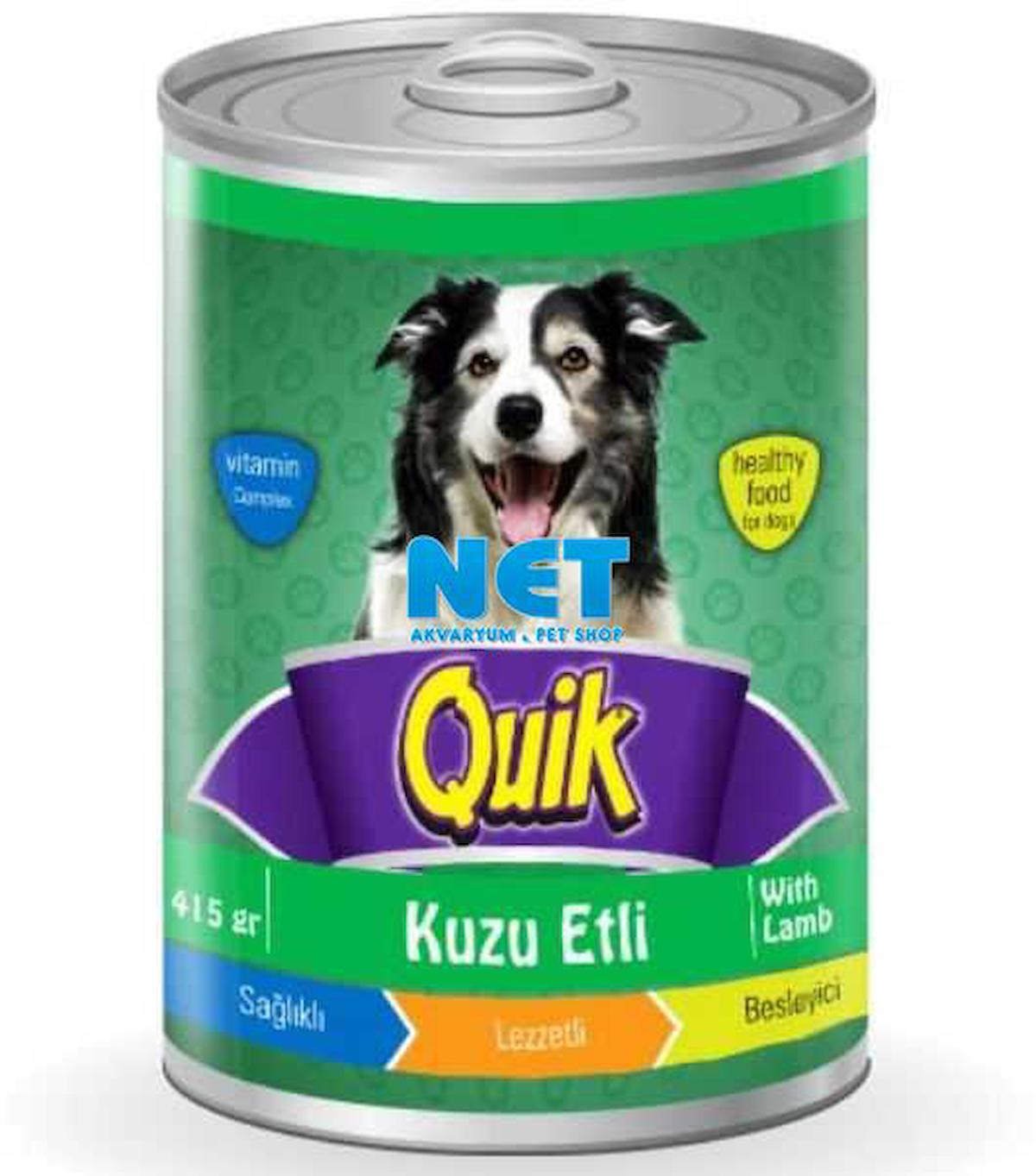 Quik Kuzu Etli Yetişkin Köpek Maması 415 gr Tekli
