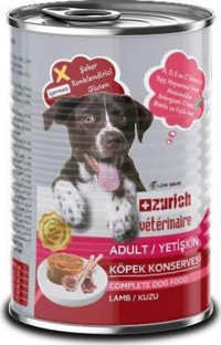 Zurich Veterinaire Kuzu Etli Yetişkin Köpek Maması 415 gr Tekli