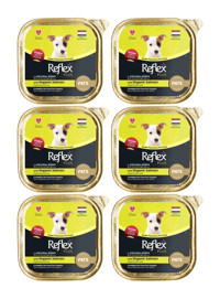 Reflex Organik Somonlu Kıyılmış Yavru Köpek Maması 6 x 85 gr 6'lı