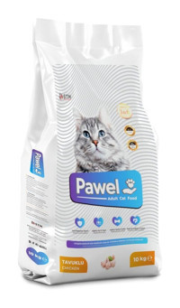 Pawel Tavuklu Tahıllı Yetişkin Kedi Maması 10 kg