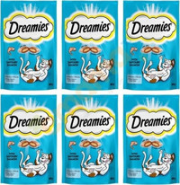 Dreamies Pouch Somonlu Tahılsız Yetişkin Kedi Maması 6x60 gr